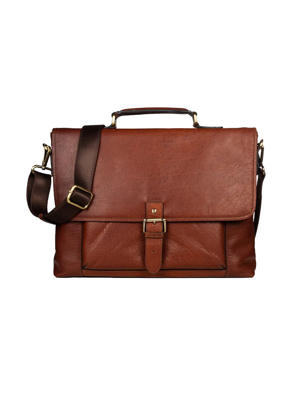 Pedro Computer Bag Midbrown