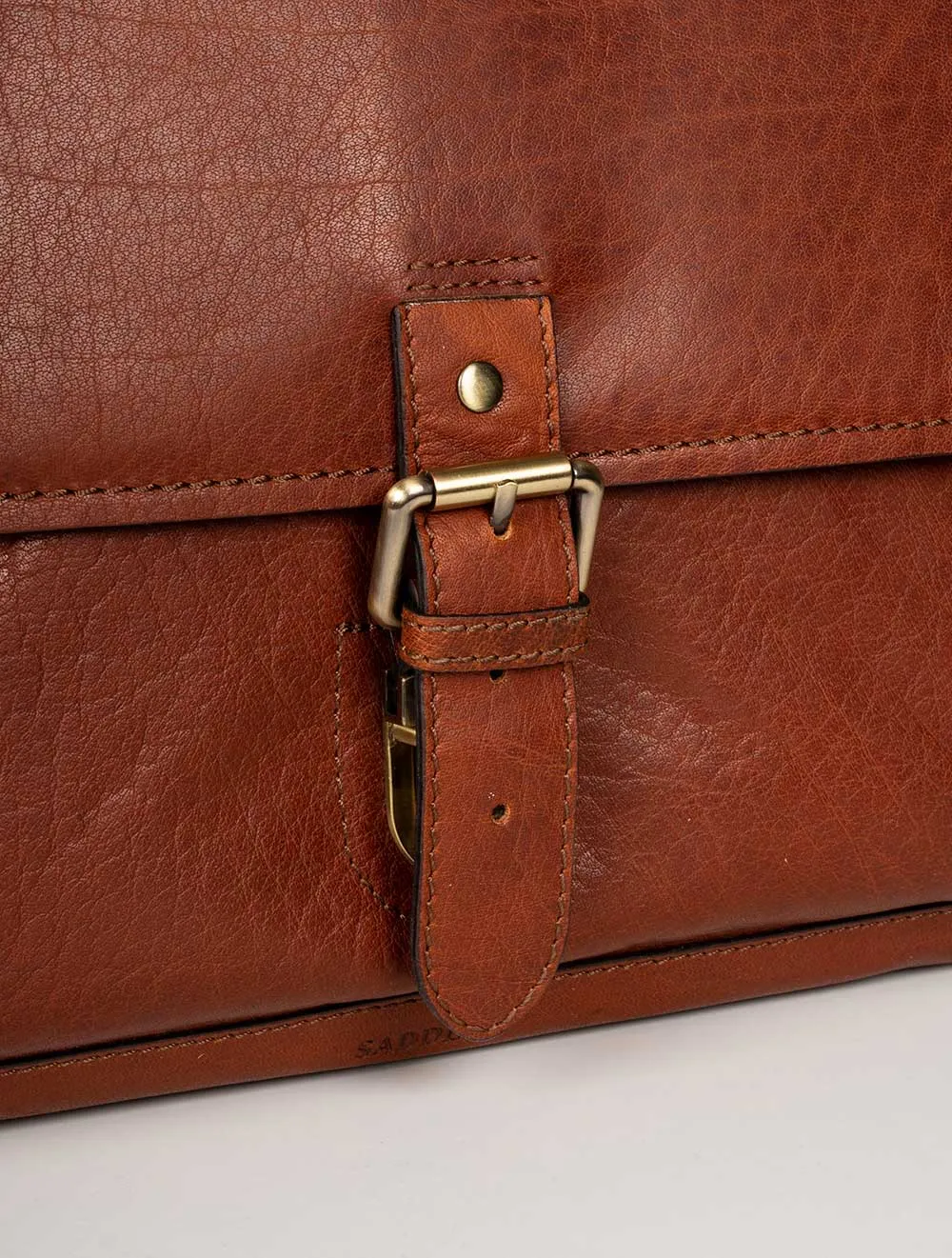 Pedro Computer Bag Midbrown