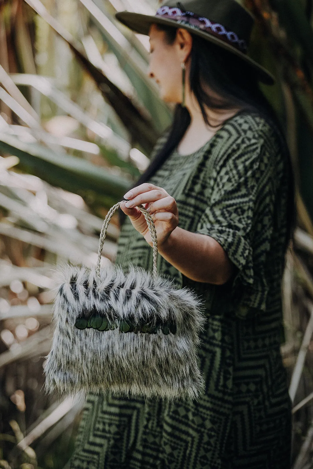 Ponga Faux Fur Bag