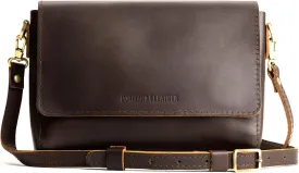 Portland Leather Goods Metro Crossbody Bag for Women  Handmade from the Finest Full-Grain Hides