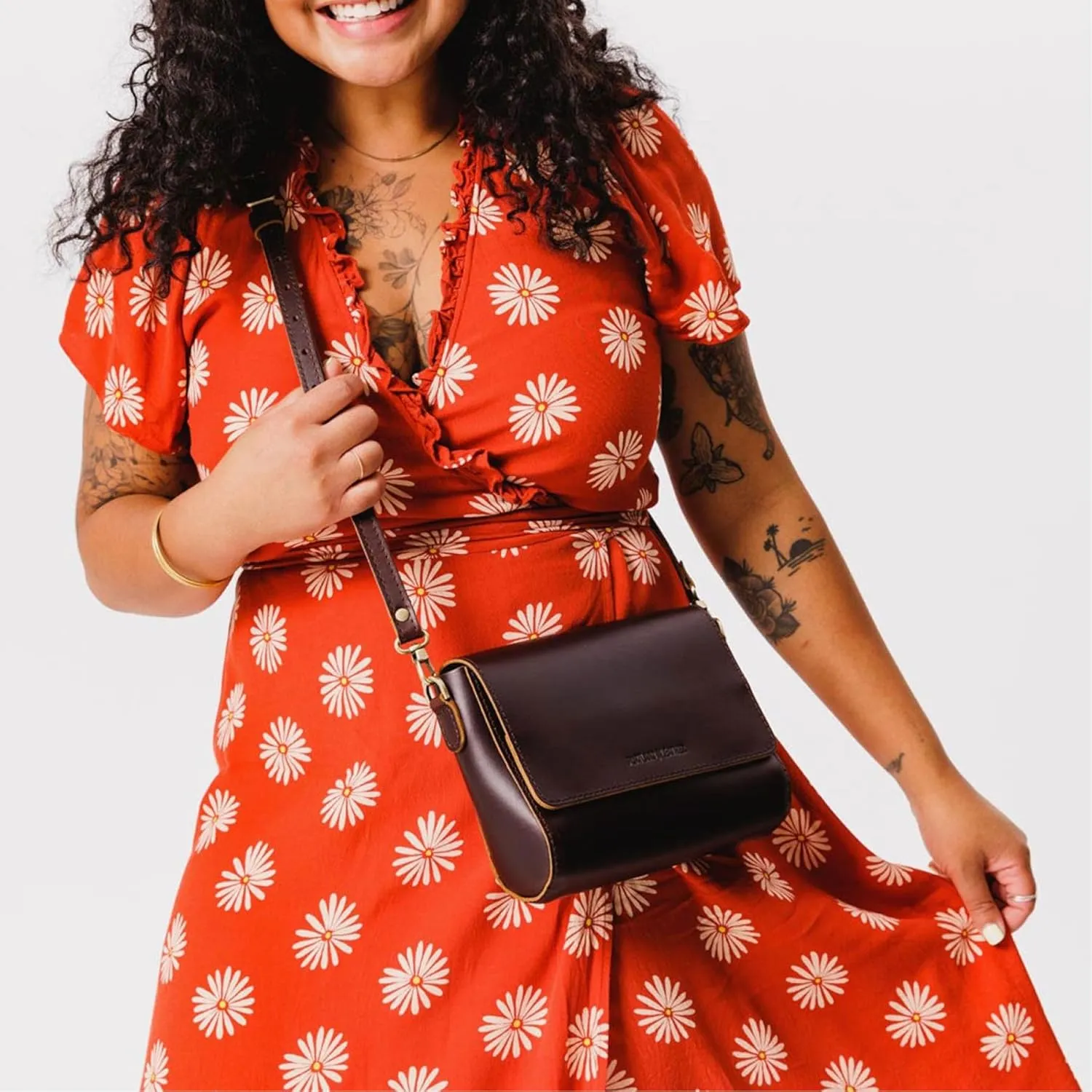 Portland Leather Goods Metro Crossbody Bag for Women  Handmade from the Finest Full-Grain Hides