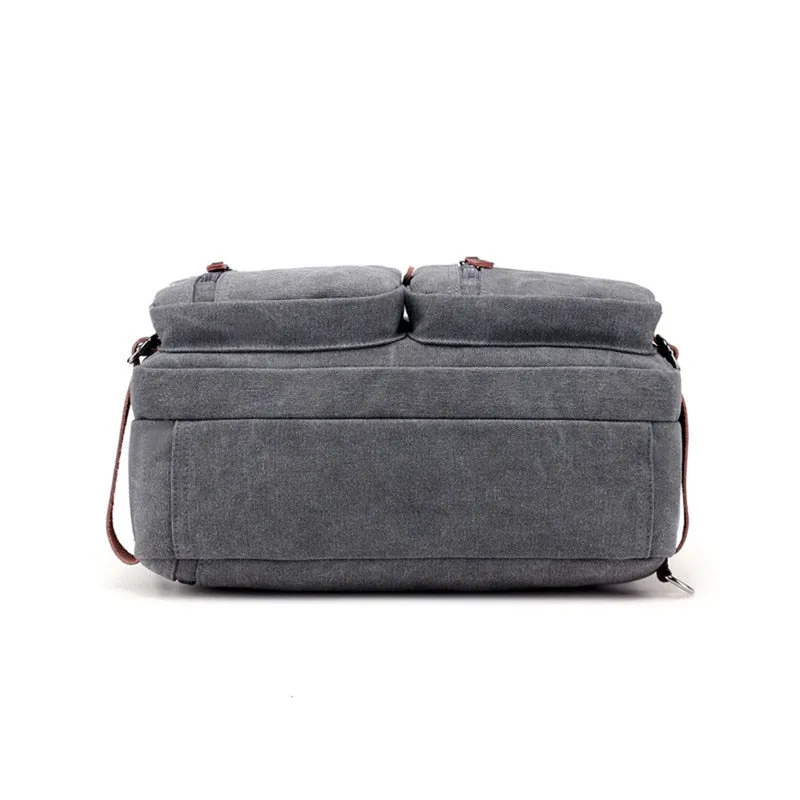 Sidiou Group Convertible Laptop Bag Case Multi-Pocket Briefcase Backpack Laptop Messenger Bag