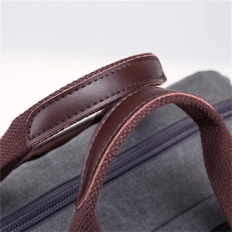 Sidiou Group Convertible Laptop Bag Case Multi-Pocket Briefcase Backpack Laptop Messenger Bag