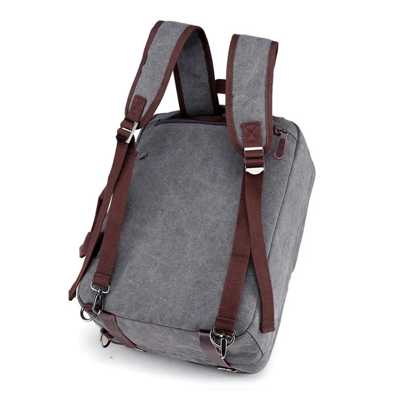 Sidiou Group Convertible Laptop Bag Case Multi-Pocket Briefcase Backpack Laptop Messenger Bag