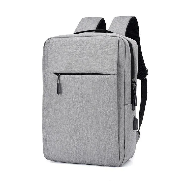 Smart Anti-Theft Oxford Backpack With Usb Charging Ports Bag-Grey