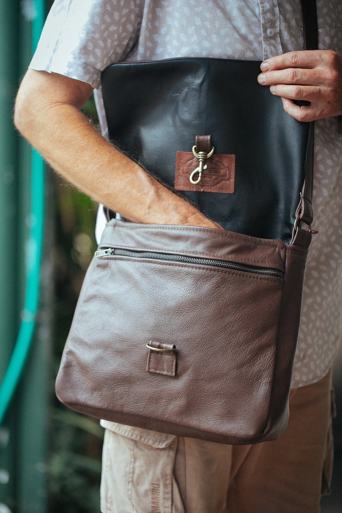 Universal Satchel Bag - Medium - Cowhide
