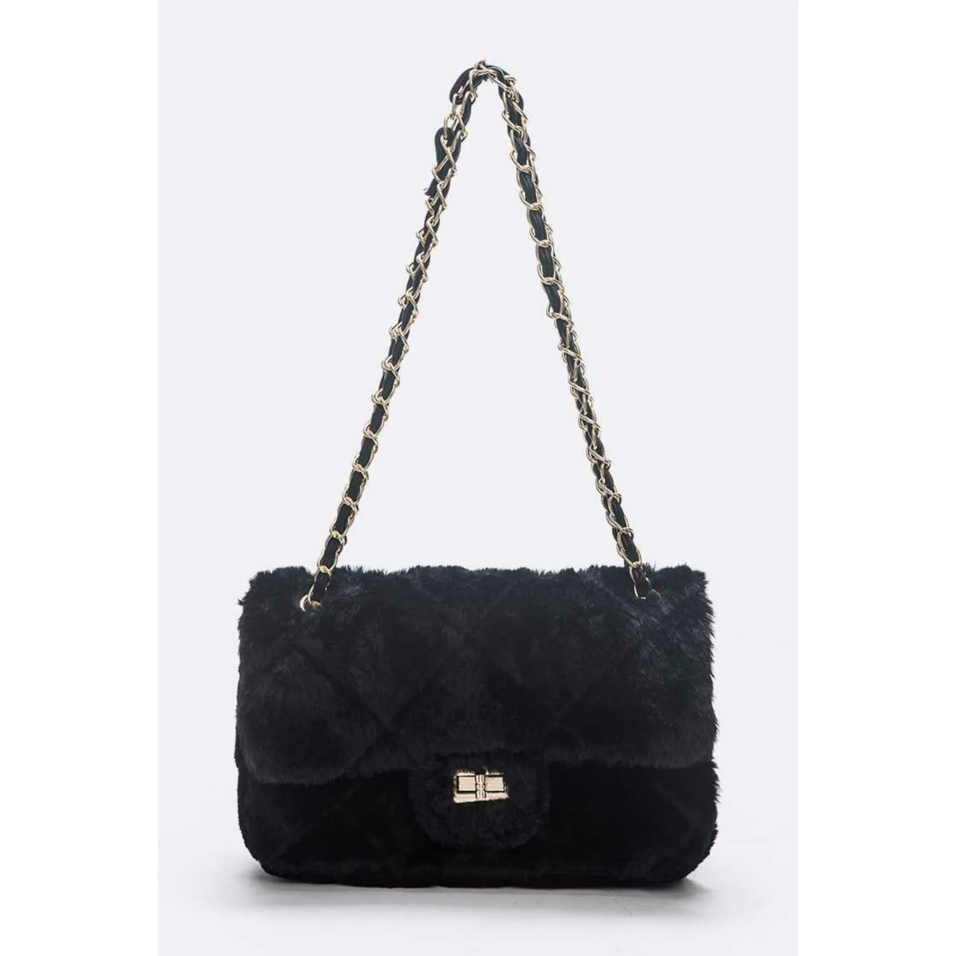 Vail Faux Fur Handbag